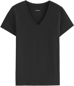 The Slim V-Neck Tee in Essential Cotton