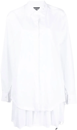 extra-fabric-detail shirt