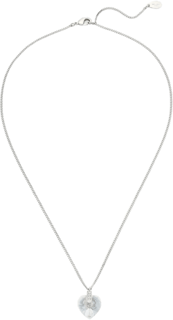 heart crystal pendant necklace
