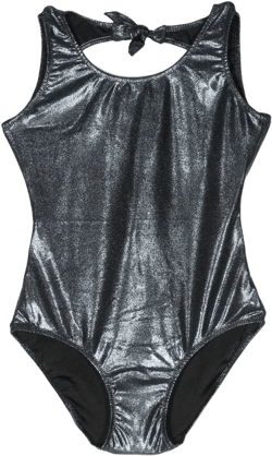 metallic-effect swimsuit