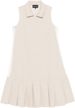 logo-jacquard dress