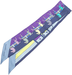 20th Century Rocabar Silk Twilly Scarf scarves