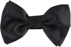 twill-weave bow tie