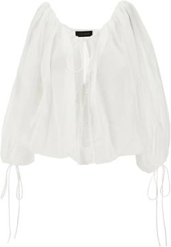 Wilma puff-sleeve blouse