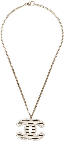 2005 Interlocking CC-pendant necklace