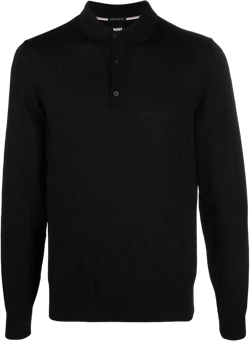 long-sleeve polo shirt 
