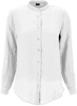 longline linen shirt