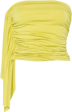 draped crop top