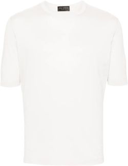 fine-knit cotton T-shirt