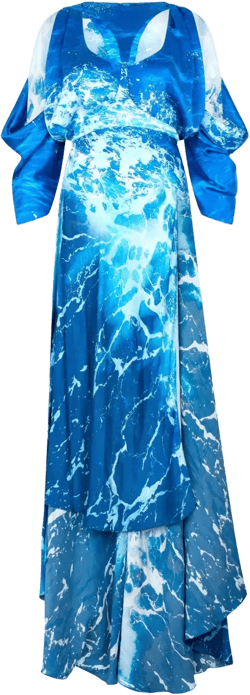 graphic-print dress