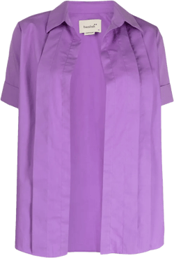 short-sleeve cotton shirt