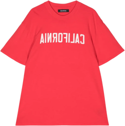 California-print cotton T-shirt