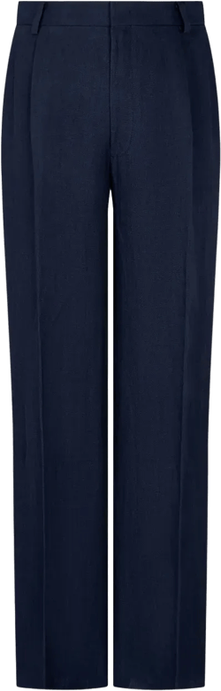 wide-leg linen trousers 