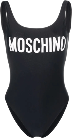 logo-print swimsuit