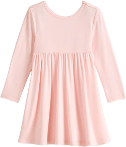 Bamboo Long Sleeve Twirl Dress 