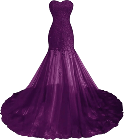 Gothic Vintage Mermaid Prom Dress Long Beaded Lace Black Wedding Dress for Women with Train at Amazon Women’s Clothing store