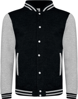 Harry Potter Unisex Adult Gryffindor Varsity Jacket (L) (Black/White/Red)