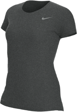Nike Women's Legend Short Sleeve TEE (Grey, X-Small)