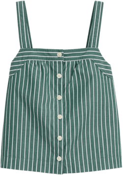 Montauk Striped Tank In Cotton