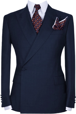 Men's One Button Suit Jacket Slim Fit Notch Lapel Tuxedo for Business Wedding Party Only a Blazer 46 Navy Blue