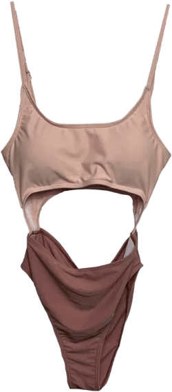 Cut out one piece swimsuit