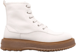 lace-up leather boots