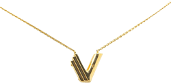 2018 Gold Plated LV and Me Letter V Pendant Necklace costume necklace