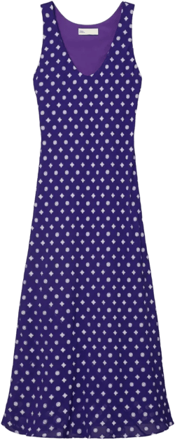 polka dot sleeveless dress