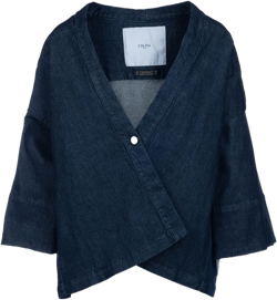v-neck shirt jacket