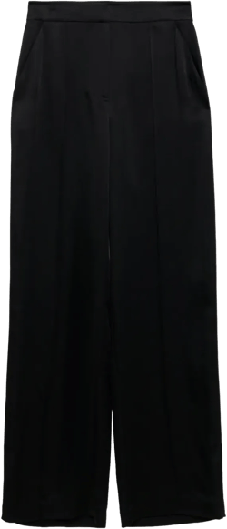 Kyra high-waisted crepe trousers