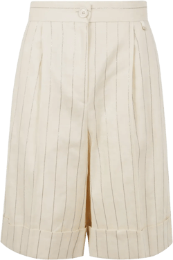 linen-cotton shorts