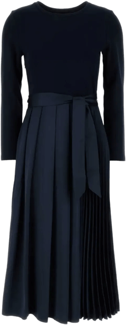 Sheree pleated midi dress
