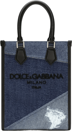 patchwork-detailing cotton-blend tote bag 
