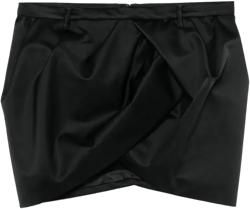 wrap-detail mini skirt 