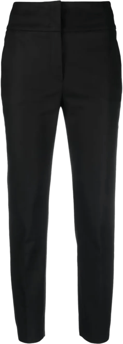 cropped slim-fit trousers