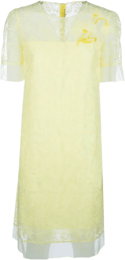 floral-embroidered midi dress