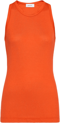 round-neck silk-blend top 