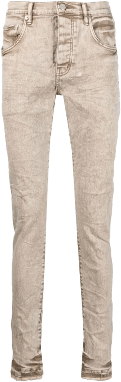 stretch-cotton mid-rise jeans
