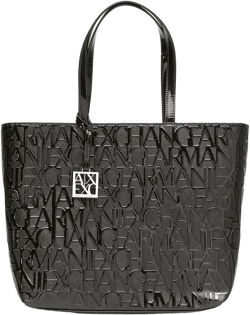 monogram logo-print tote bag