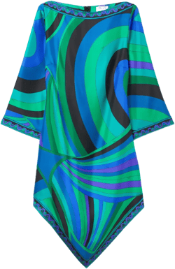 Iride-print tunic dress