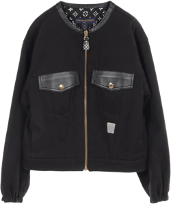 2010s collarless jacket