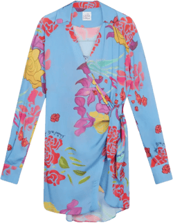 Cielo wrap mini dress