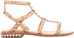 studded ankle-length sandals