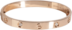 18K rose gold Love diamond bracelet