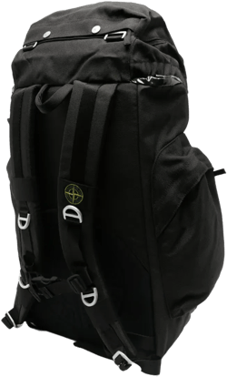 foldover-top canvas backpack