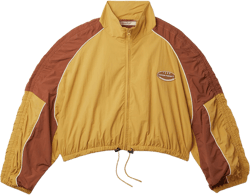 Honor The Gift B-Summer Womens Sports Crop Jacket (Yellow)