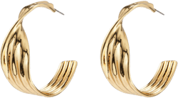 TWISTED HOOP EARRINGS