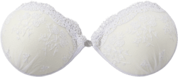 FLORAL PRINT LACE UP REUSABLE ADHESIVE PUSH UP NIPPLE COVER
