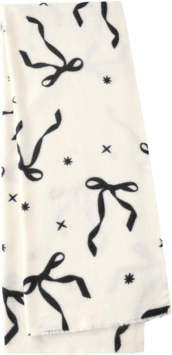 BOWKNOT KNITTED SCARF