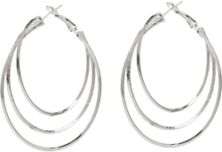 Circle Layered Hoop Earrings